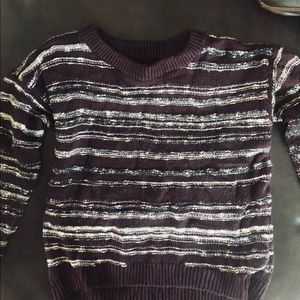 dark purple sweater